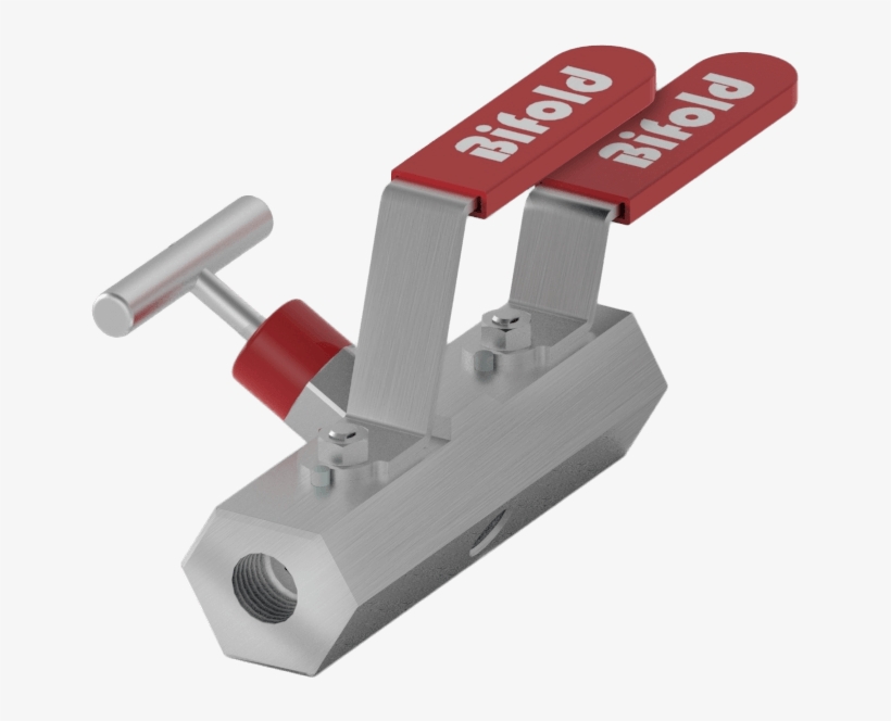 Bifold Double Block & Bleed Manifold , - Planer, transparent png #8687483