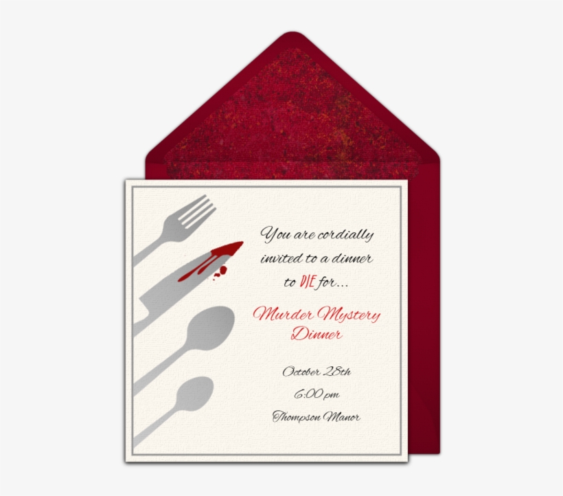 Murder Mystery Online Invitation - Murder Mystery Invitation Template Free, transparent png #8687703