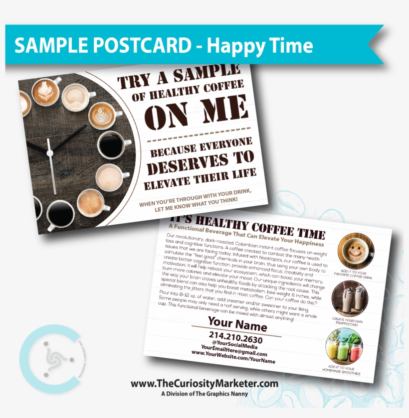 Personalized Sample Postcard - Flyer, transparent png #8687945