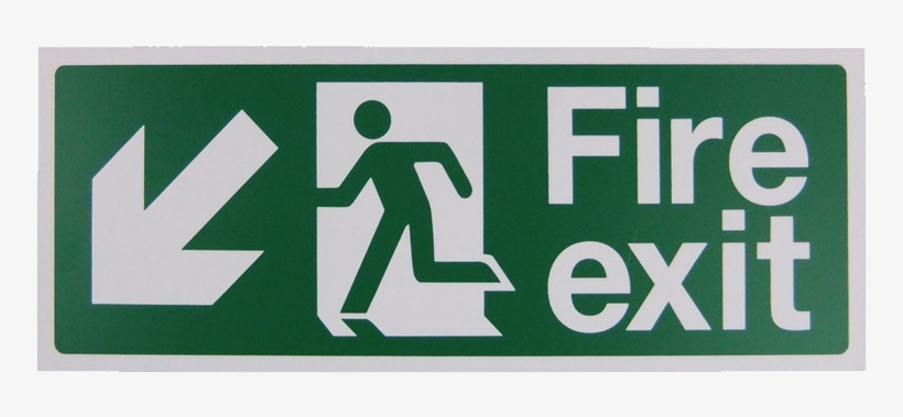 Fire Exit Sign Leeds - Fire Exit Signs, transparent png #8688538