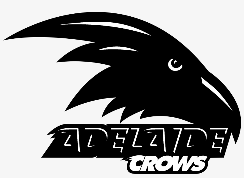 Adelaide Crows Logo Black And White - Transparent Adelaide Crows Logo, transparent png #8689115