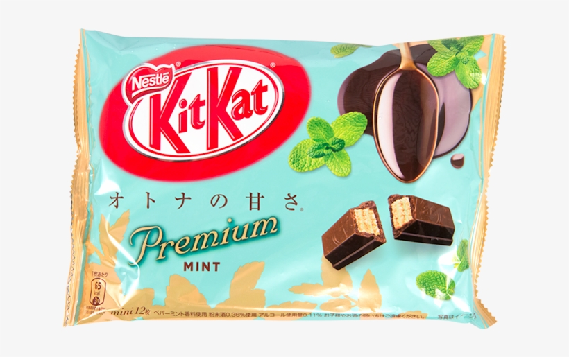 Kit Kat - Kit Kat Mint Japan, transparent png #8689414