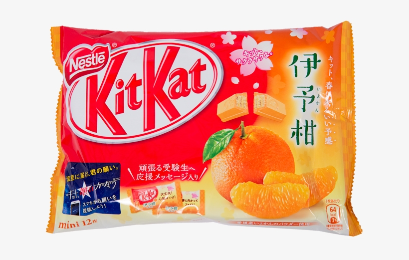 Nestle Japanese Kit Kat Iyokan Tangerine Flavor Citrus - Type Of Green Tea Kit Kat, transparent png #8689484