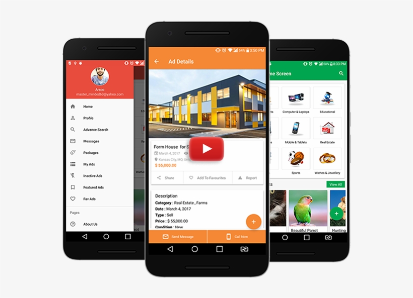 In The Given Video Above You Will Learn How Adforest - Classified Ads Android App, transparent png #8689608