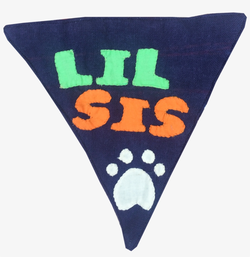 Handmade Patchwork Slip-on Dog Bandana - Emblem, transparent png #8690187