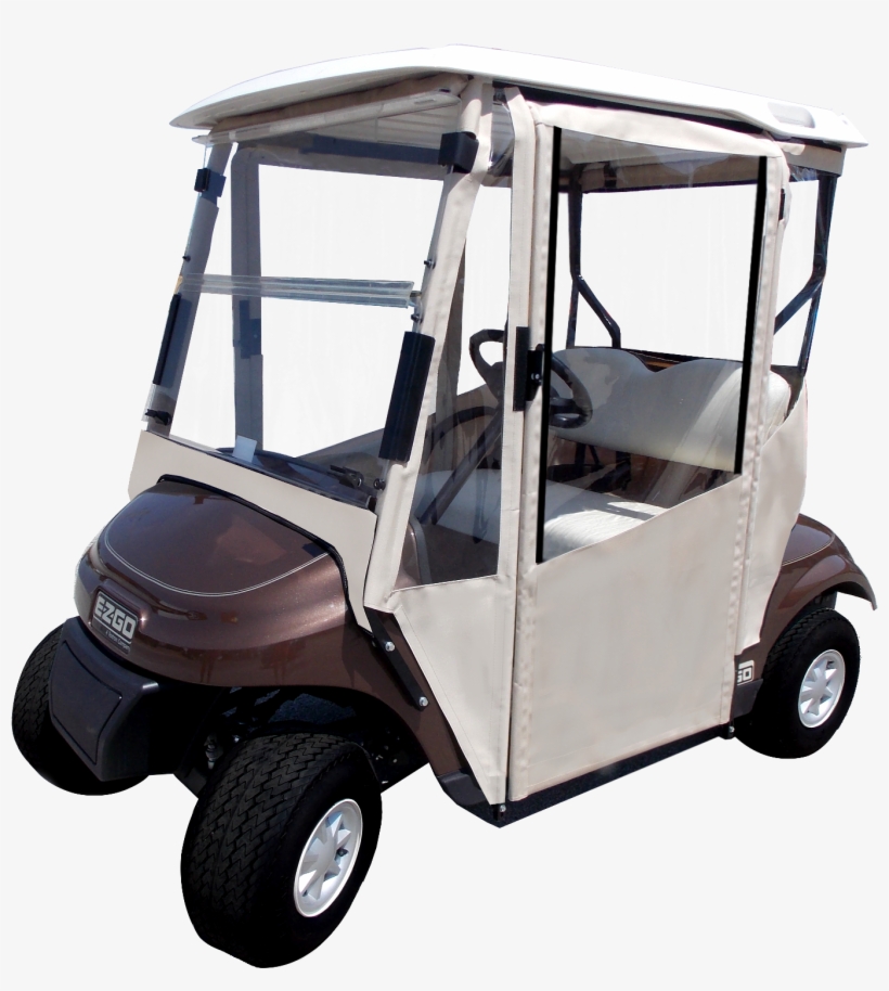 Doorworks Hinged Door Golf Cart Enclosures - Golf Cart, transparent png #8690331