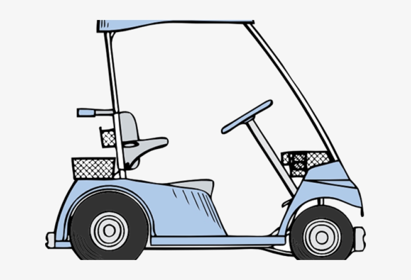 Golf Clipart Golf Cart - Golf Cart, transparent png #8690745