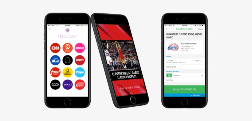 Snapchat Mock Hero - Iphone, transparent png #8691380