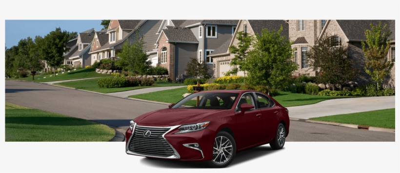2017 Lexus Es Header Banner - Suburban Neighborhood Street, transparent png #8691540