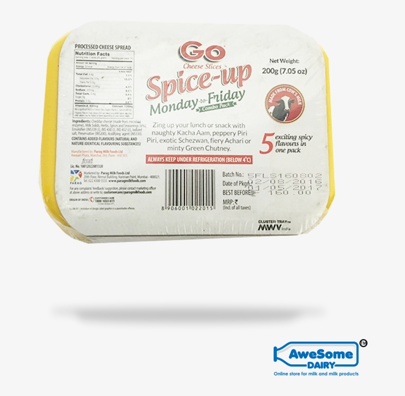 Spice Up Pack Online On Awsome Dairy In Mumbai - Teewurst, transparent png #8692147