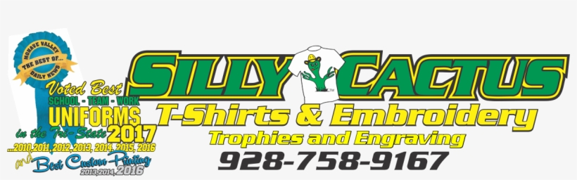 Silly Cactus Website Header - Graphic Design, transparent png #8692947