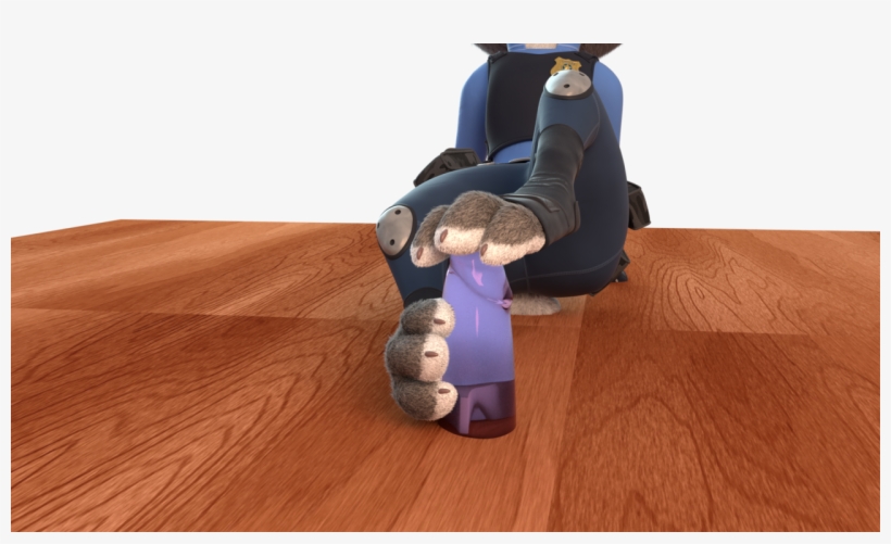 Judy Hopps Paws Feet Zootopia Render - Judy Hopps Feet 3d, transparent png #8695136