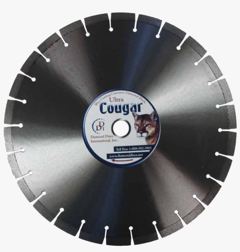 Cougar Elite Pro Concrete Walk Behind - Diamond Blade, transparent png #8695139