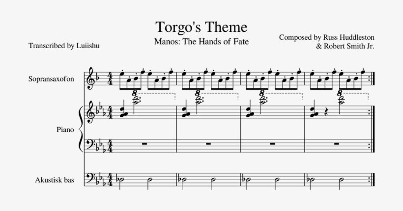 The Hands Of Fate - Sheet Music, transparent png #8695144