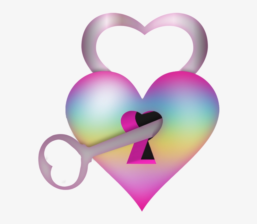 Hearts ‿✿⁀♡♥♡❤ - Love Lock And Key Clipart, transparent png #8695249
