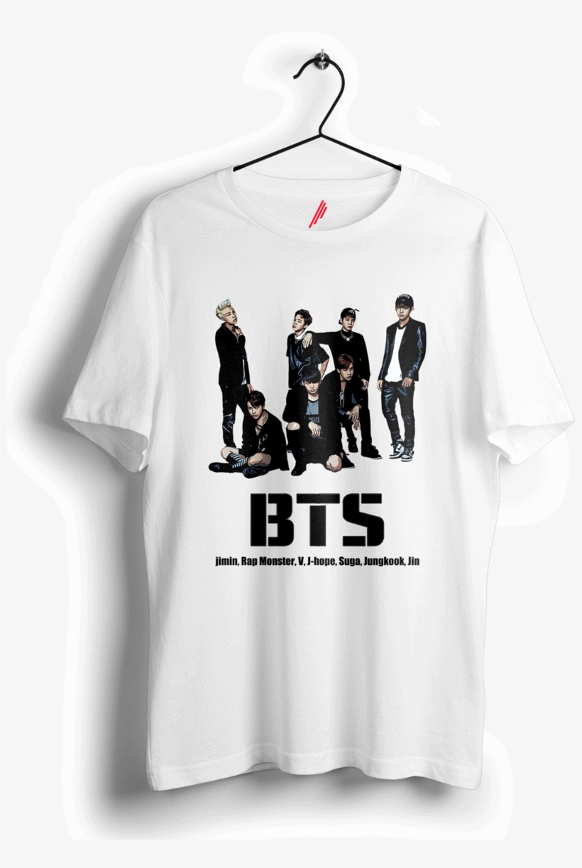 Bts -the Band Tshirt - Bts V Neck Shirt, transparent png #8695273