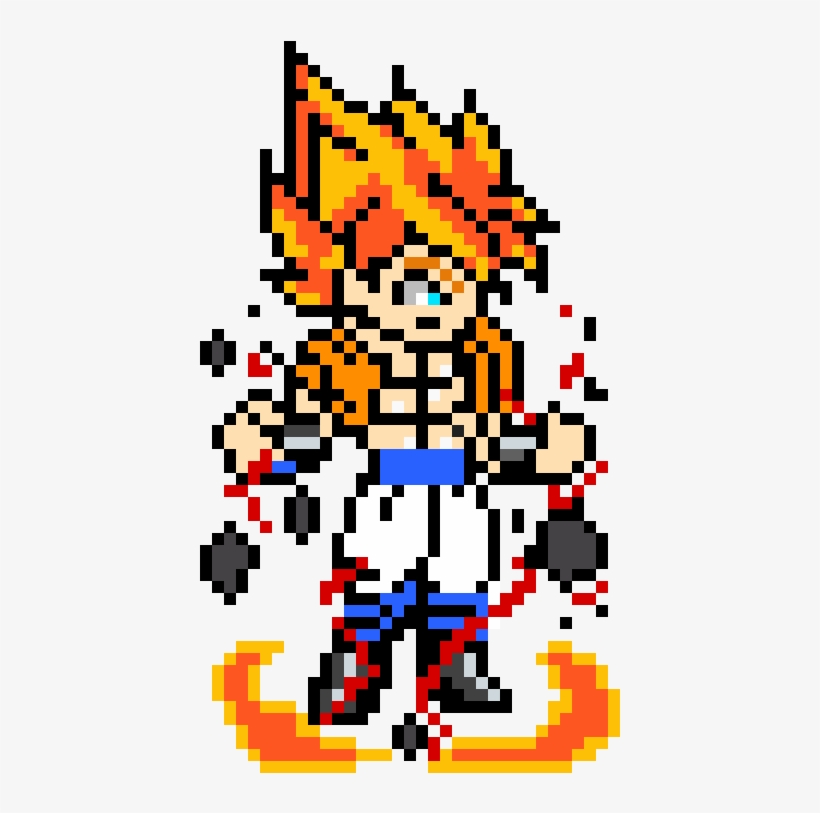 Super Gogeta - Super Saiyan, transparent png #8695509