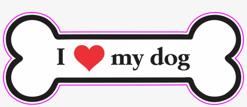Dog Sticker - Heart, transparent png #8696077
