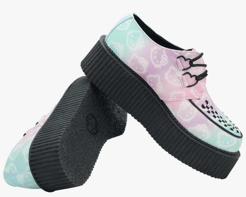Hello Kitty Ombre Creeper - Slip-on Shoe, transparent png #8696184