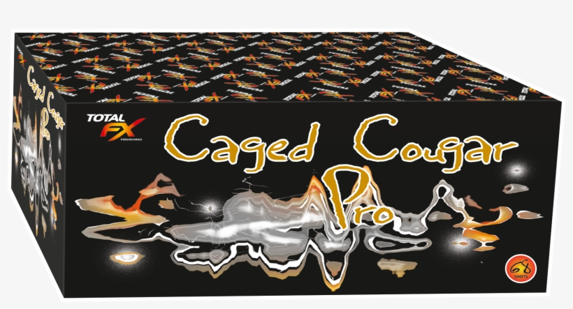 Fxb048 3d Caged Cougar - Poster, transparent png #8696213