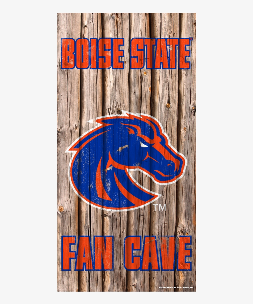 Boise State Broncos Official Ncaa Wall Sign Wood By - Graphic Design, transparent png #8696666