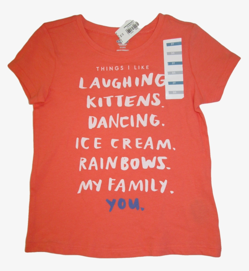 New Toddler Girls 3t Old Navy - Active Shirt, transparent png #8696987