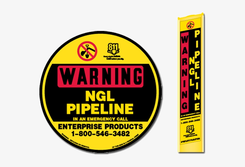By Law, A Pipeline Marker Must Provide The Approximate - Circle, transparent png #8697438