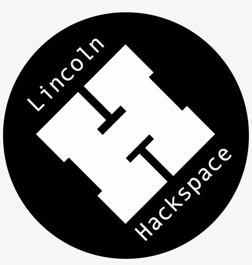 Lincoln Hackspace Logo Bnw Copy - Hackerspace, transparent png #8697579