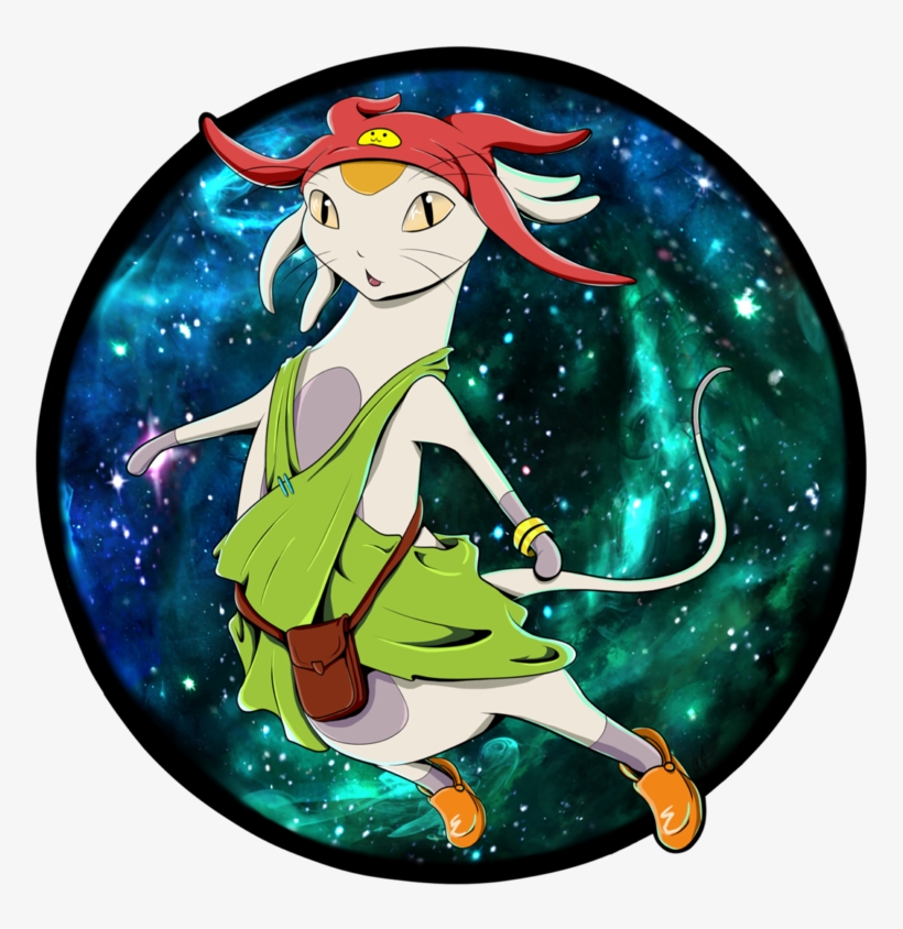 Space Dandy Meow Art Light Stone - Illustration, transparent png #8698965