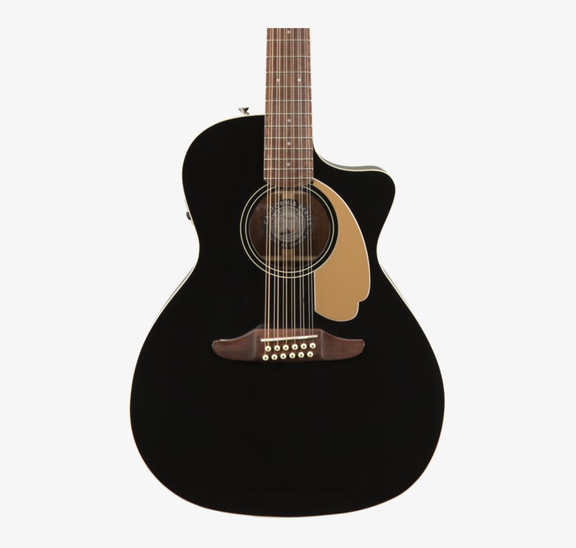 Fender Villager 12-string Walnut Fingerboard Acoustic, transparent png #8698972