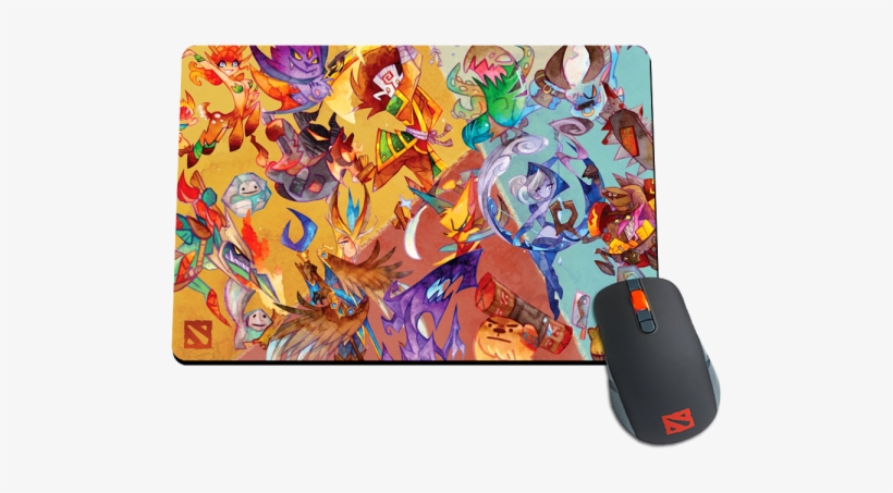 Dota 2 Mousepad Power Of The Watercolor Heroes - Valve Corporation, transparent png #870114