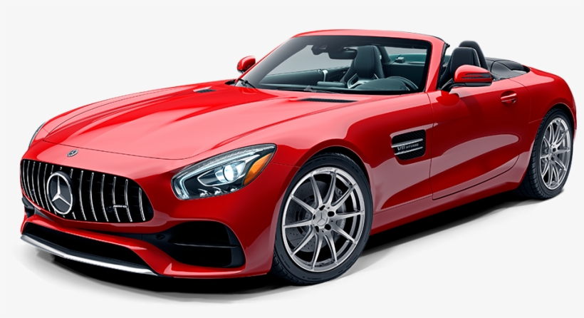 Luxury Car Png - Mercedes Amg Gt Roadster Red, transparent png #870311