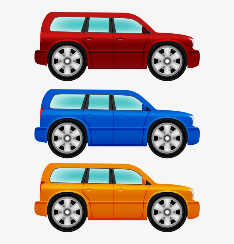 Kindergarten Clipart Car - 3 Cars Clipart, transparent png #870569