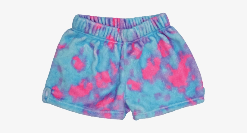 Picture Of Sherbet Tie Dye Plush Shorts - Tie Dye Shorts, transparent png #870607