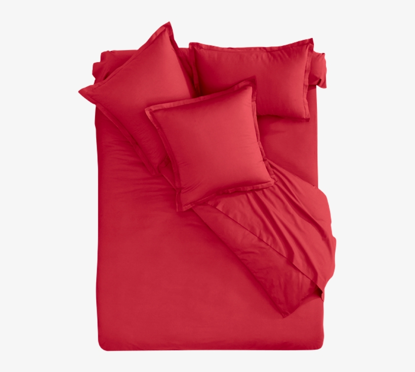 Drap De Lit Coton - Drap De Lit Rouge, transparent png #870640