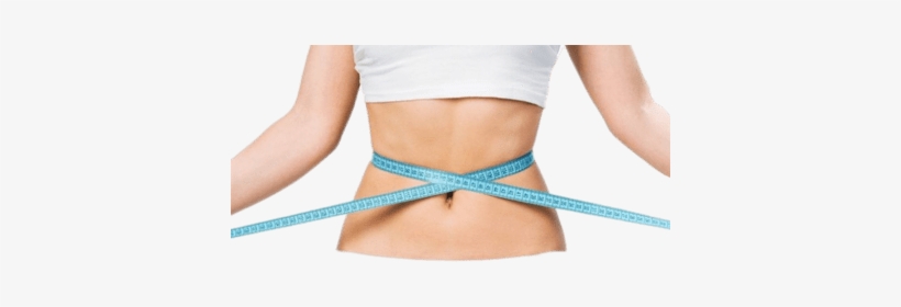 Woman Checking Her Weight With Measuring Tape - Woman Measuring Tape Png, transparent png #870903