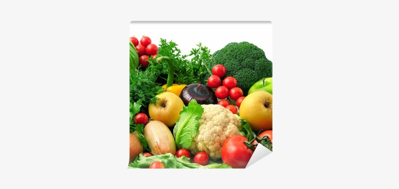 Fresh Fruits And Vegetables Vinyl Wall Mural • Pixers - Nutrition: Science And Applications - Hardcover, transparent png #870925