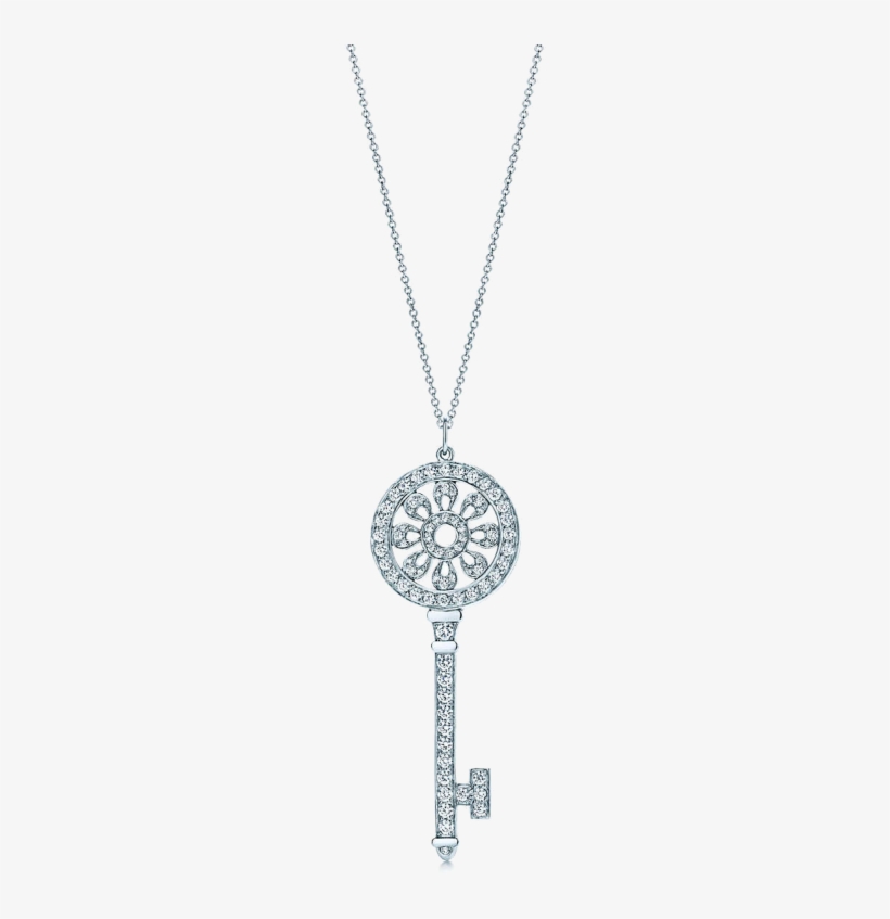 We Offer This Authentic Quality Key Petals Necklace - Tiffany Key, transparent png #871046