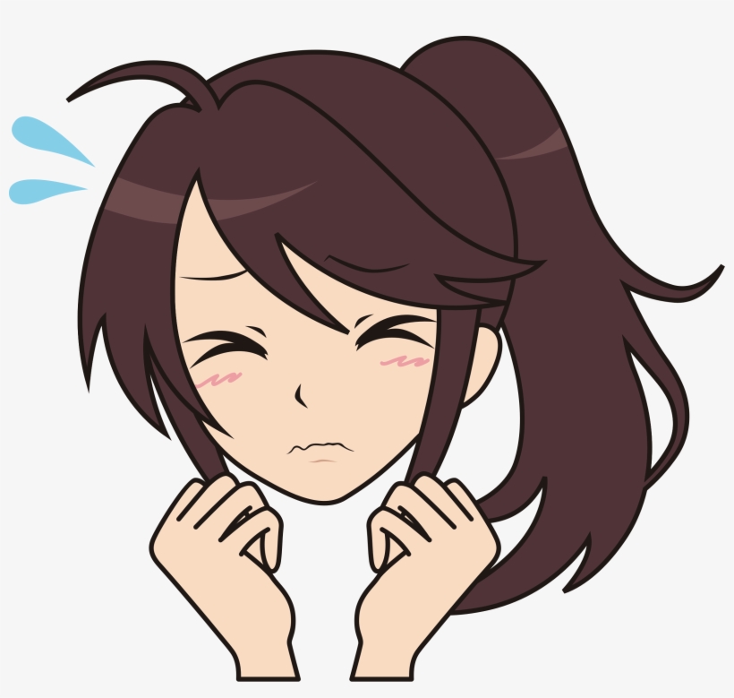 This Free Icons Png Design Of Scared Girl, transparent png #871141