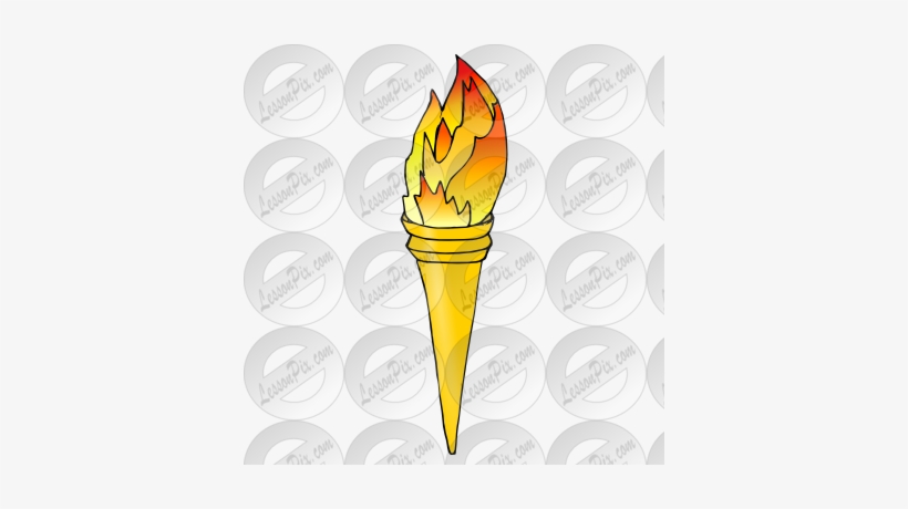 Torch Clipart Lit - Clip Art, transparent png #871434