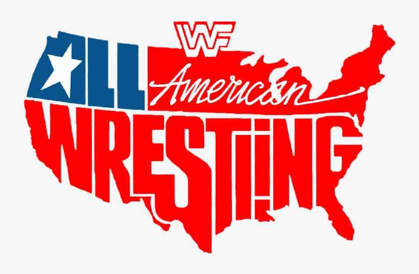 All American Wrestling - Old School Wrestling Logos, transparent png #871462