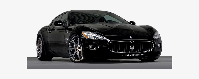 Maserati Granturismo S - Black Bentley Sport Car, transparent png #871745