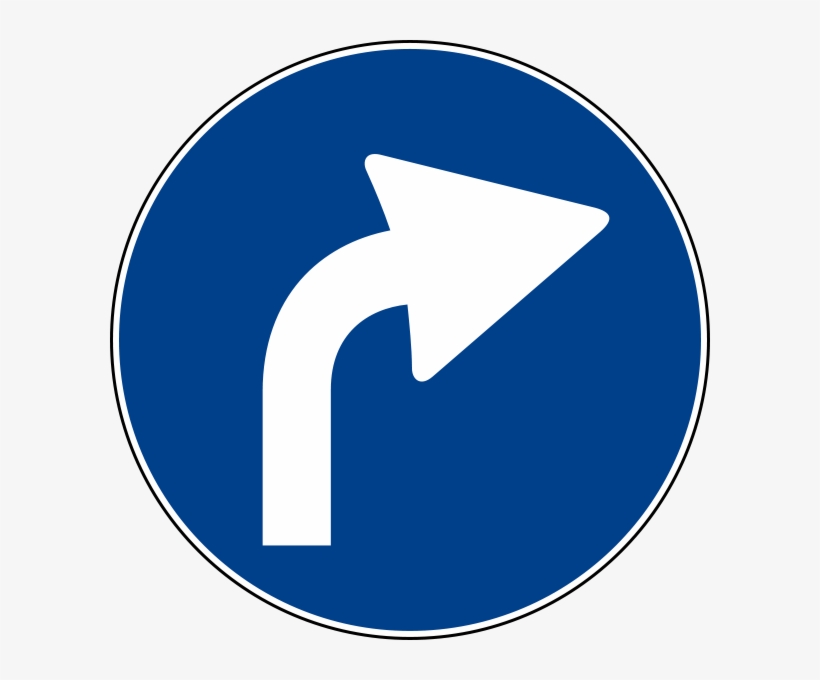 Panneau De Signalisation Bleu, transparent png #872033