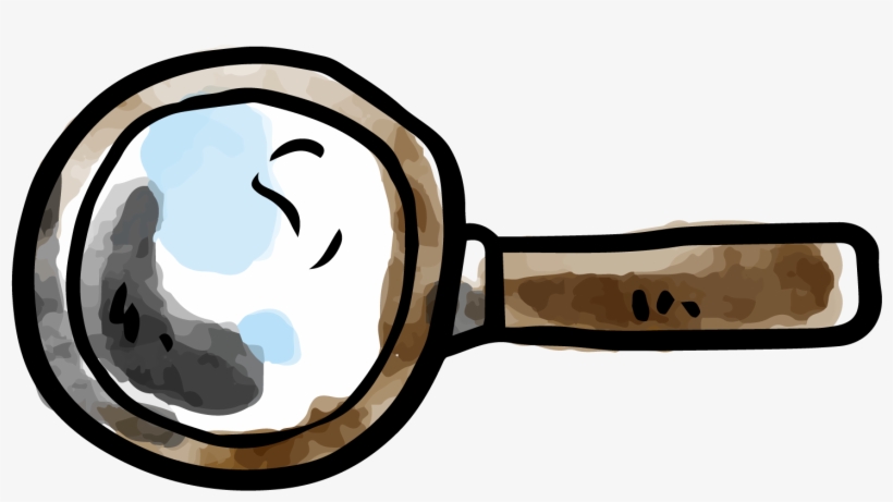 Magnifying Glass Drawing Computer File - Lupa Acuarela, transparent png #872127
