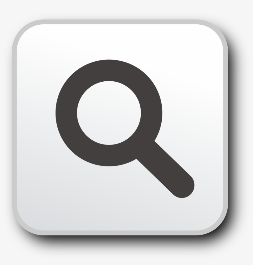 Cropped-lupa - Small Search Button Icon, transparent png #872246