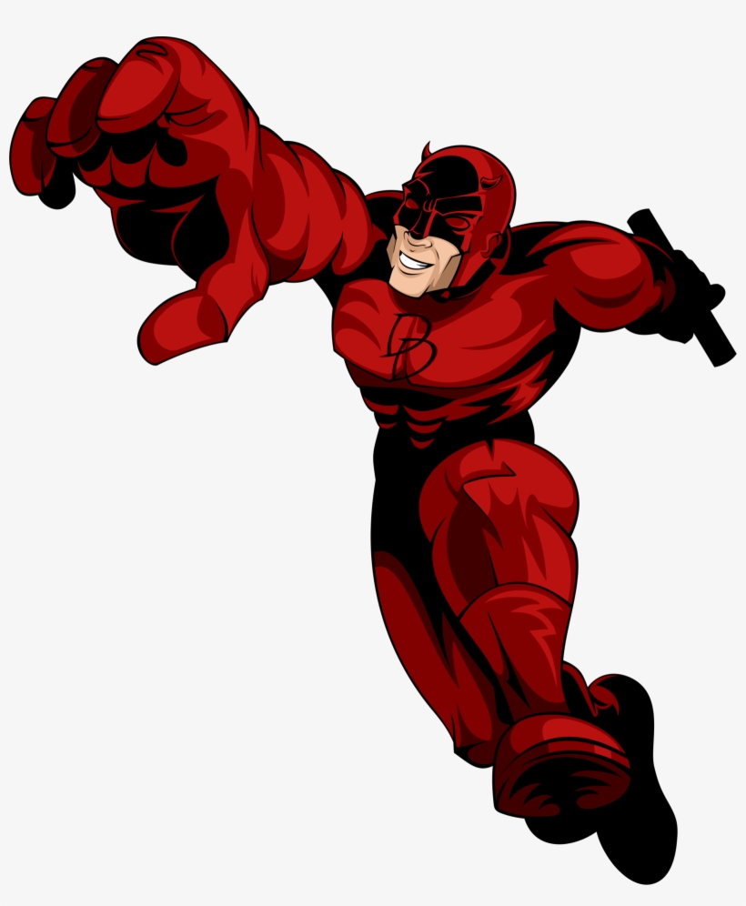 Daredevil Clipart Marvel Superheroes - Daredevil Png, transparent png #872318