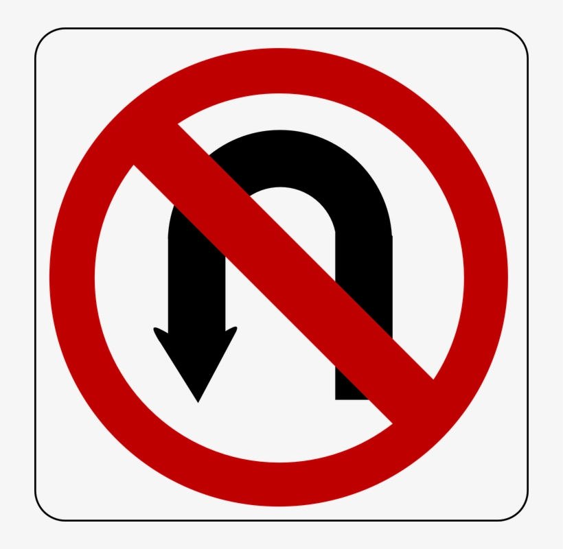 Image Result For Road Signs - Sign Of No U Turn, transparent png #872426