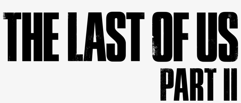 Logo The Last Of Us Part Ii Schwarz - Last Of Us 2 Png, transparent png #872779