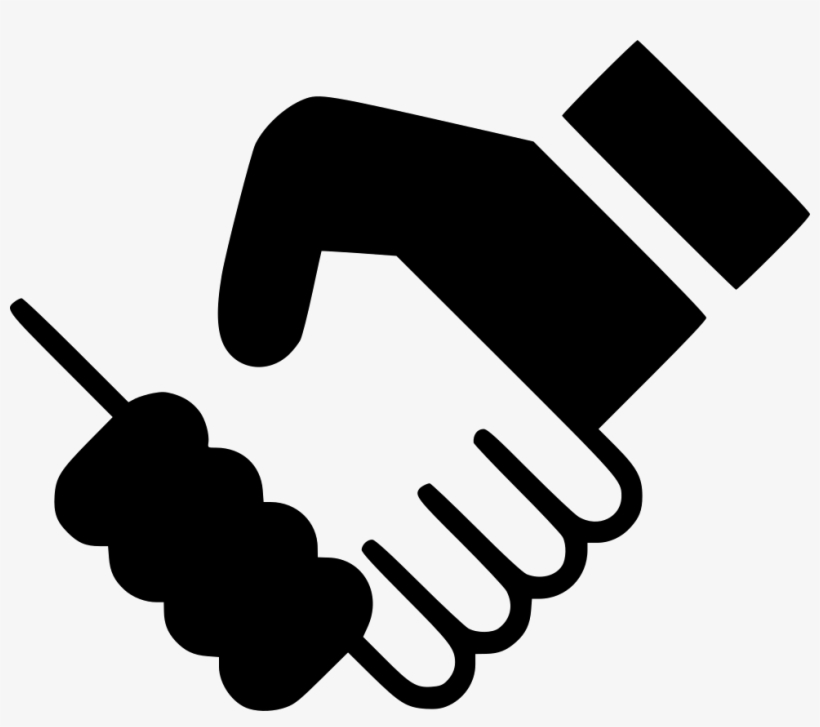 Shaking Hands Handshake Handshaking Hand Deal Business - Shaking Hands Logo Png, transparent png #873179