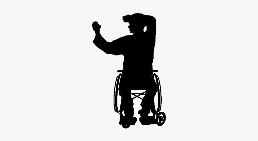Ages 5-11 - Wheelchair Silhouette Kid, transparent png #873212